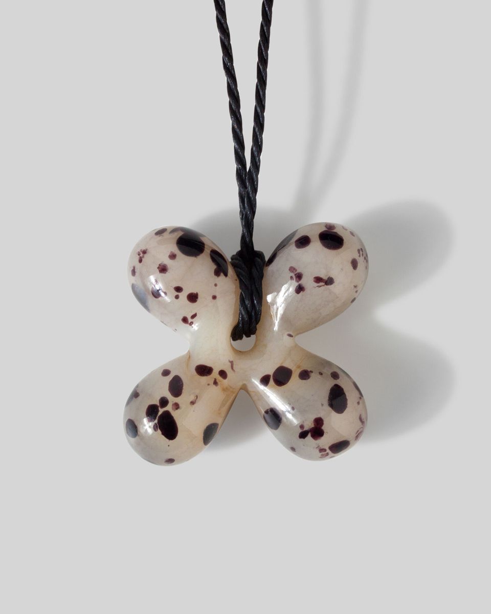 Кулон Glass Dalmatian