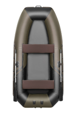 YACHTMAN-300 М (Яхтман) хаки\черный (лодка ПВХ с усилением)