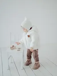 Куртка меховая "Молоко" 0+