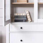 Сага Шкаф с витриной 90