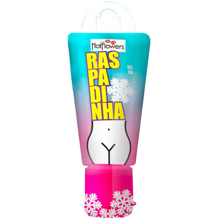 Лубрикант охлаждающий HotFlowers Raspadinha, 15 ml.