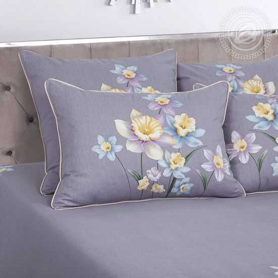 Евро комплект постельного белья Агнес велюр (фуле)