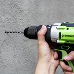 Дрель-шуруповерт ударная акк. Greenworks GD24DD60, 24V, б/щет, 30/60Нм,1х4Ач,ЗУ,кор (3704107CUB)