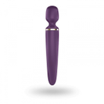 Большой перезаряжаемый вибромассажер для тела Wand-er Woman Purple XXL (10 режимов, 5 скоростей) (Цвет: фиолетовый)