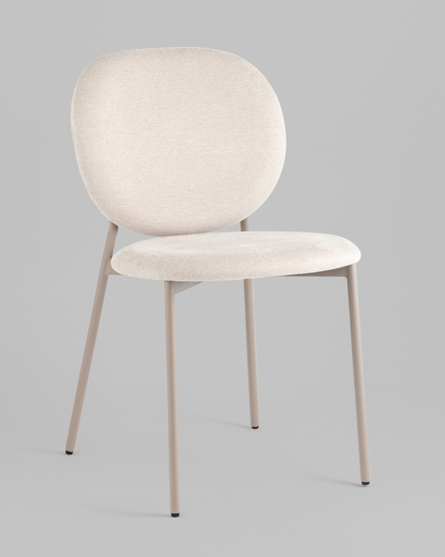 Стул обеденный Pip бежевый кремовые ножки NP