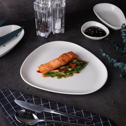 Тарелка 26*22,5 см h2,7 см овальная White Island By Bone Innovation [6]