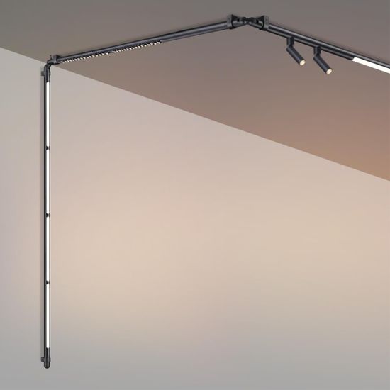 359365 KONST NT24 030 черный Светильник диммир. со сменой цв. температ. (управл. - пульт ДУ или прилож. Smart Life) IP20 LED 30W 48V 3000-6000К GLAT