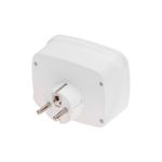 Тройник электрический 16А с/з,  2х2,5А, 3 разъема USB-A 2,4А, 1 разъем USB-C 3А, белый REXANT