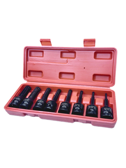 CS122489 Набор ударных головок XZN 1/2" (8 предметов)