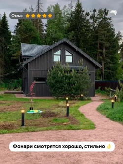 Ландшафтный светильник садовый фонарь уличный 600мм под лампу Е27 Корпус из Алюминия