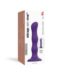 Фиолетовая насадка Strap-On-Me Dildo Geisha Balls size XL