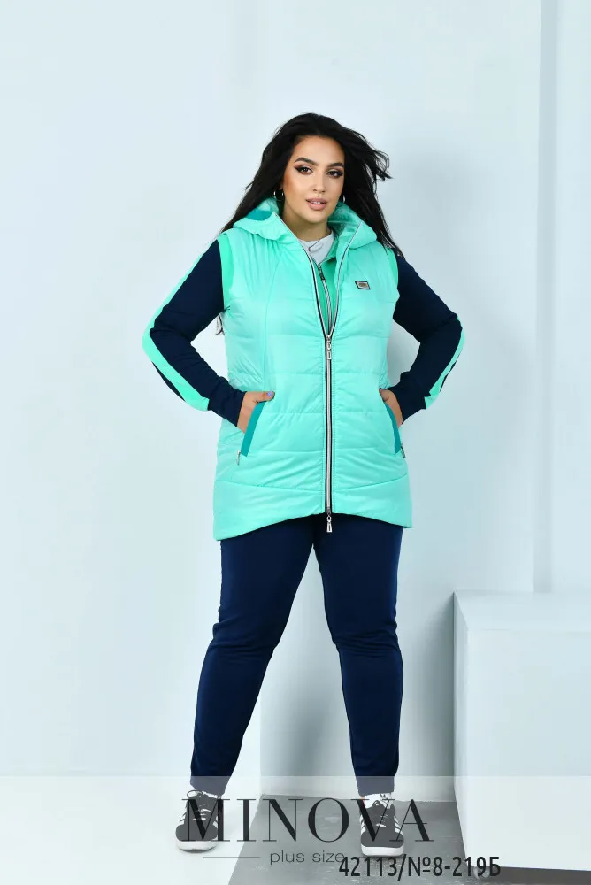 Жилет 8-219Б-ментол Minova