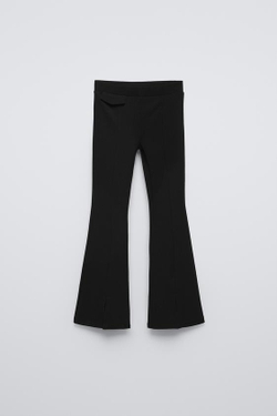 ZARA ЛЕГИНСЫ-КЛЕШ, ЧЕРНЫЙ