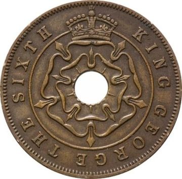 1 пенни 1949-1952 Южная Родезия