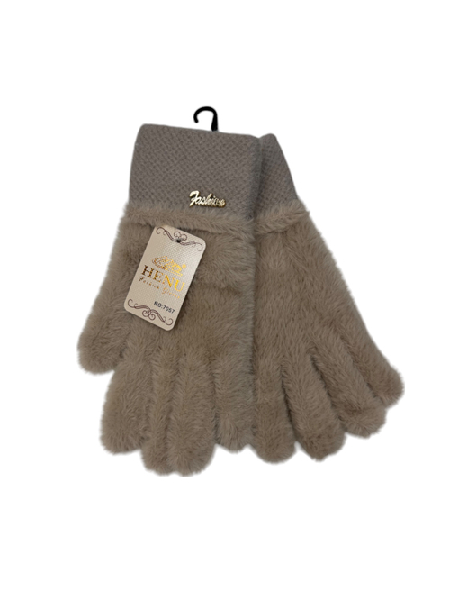 Перчатки. Женские. Материал верха: Текстильные. Подклад: Плюш-мех. Толстые.12 шт в упаковке, разные цвета