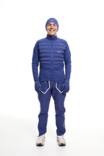 ЛОНГСЛИВ С ПУХОВОЙ ВСТАВКОЙ МУЖСКОЙ | DEEP COBALT