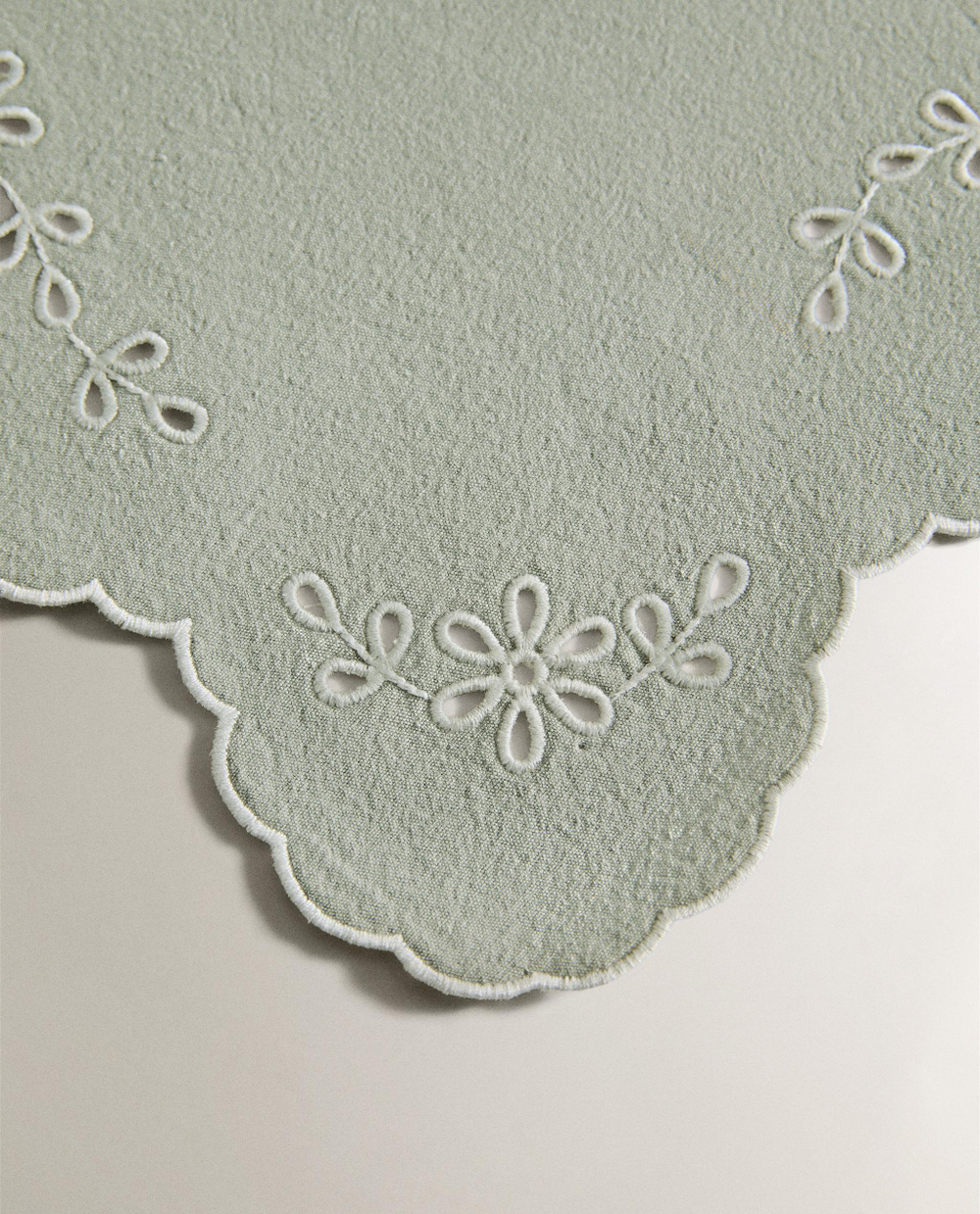 Zara Home сервировочная салфетка из хлопка, вышивка, 50 35 см · 7220/023