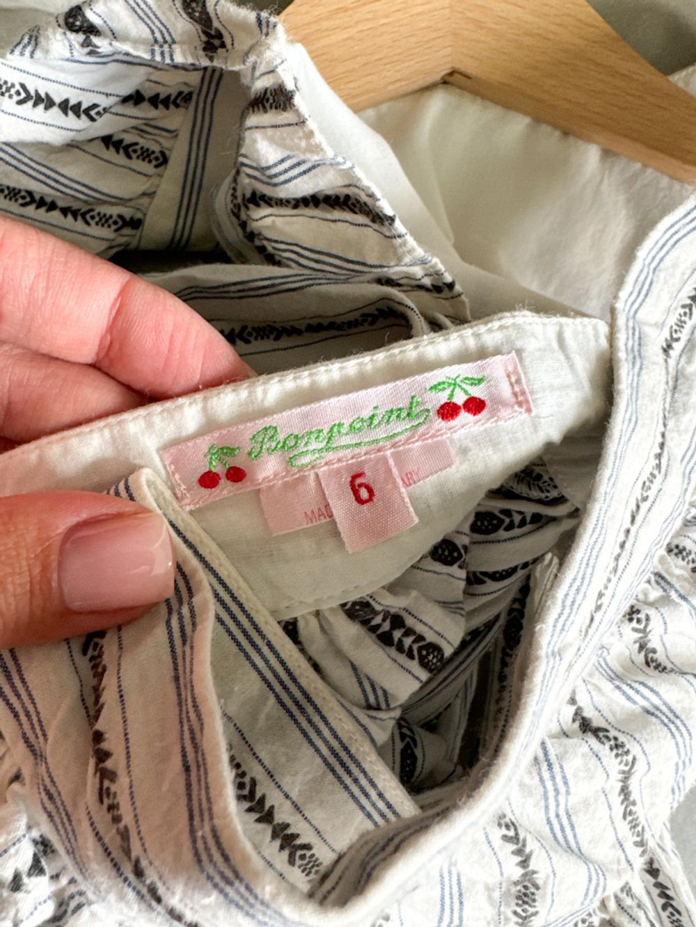 Хлопковое платье сарафан Bonpoint, 116