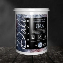 Лак лессирующий перламутр DALI бесцветный 1кг
