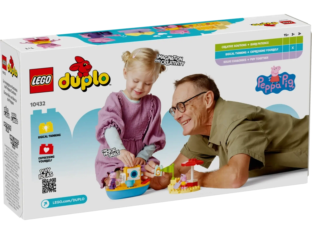 Конструктор LEGO Duplo 10432 Peppa Pig: прогулка на лодке