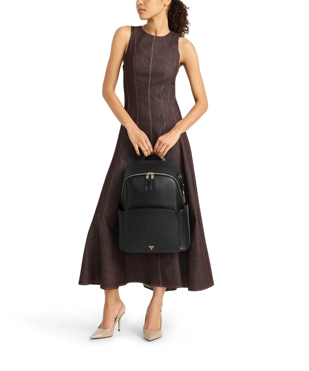 Рюкзак кожаный Raina Large/Black Gunmetal