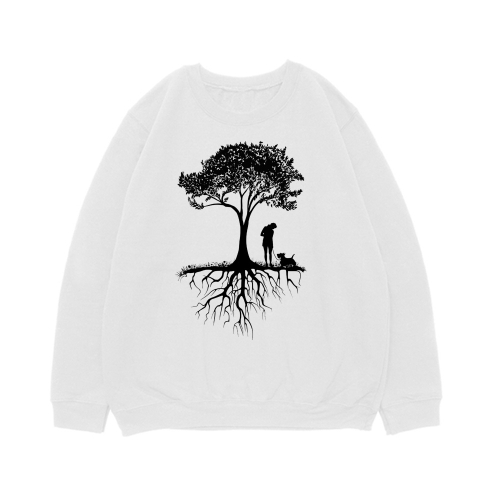 Свитшот "Прогулка со скотчем"