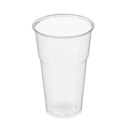 Стакан 0,5 прозрачный ЭКОНОМ Полимерпласт (50/1400)