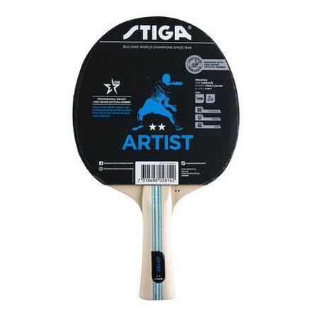 Ракетка для н/т Stiga Artist WRB ACS, 1212-6218-01, для начин., нак. 2 мм ITTF, конич. ручка