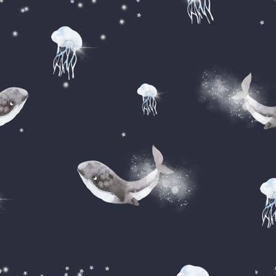 Киты в океане