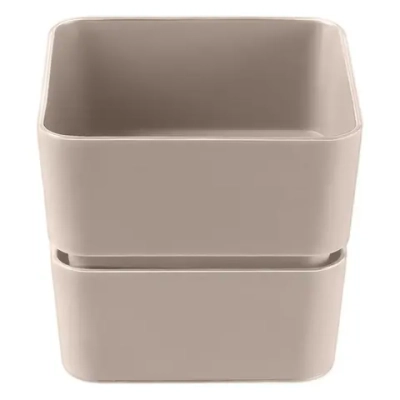 Кашпо для цветов пластиковое 0,45л «Фиори» Пралине