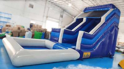 Водная горка «Айсберг» с герметичным бассейном, 9×4×5 м