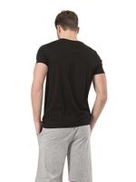 Футболка мужская с круглым вырезом черный