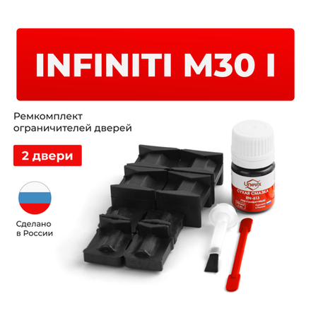 Ремкомплект ограничителей дверей Infiniti M30 (III) F31 (2 двери, тип 32+39) 1989-1991
