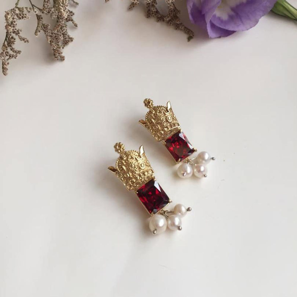 Серебряные серьги с цирконом Arte Tajemah 20220531 Иран