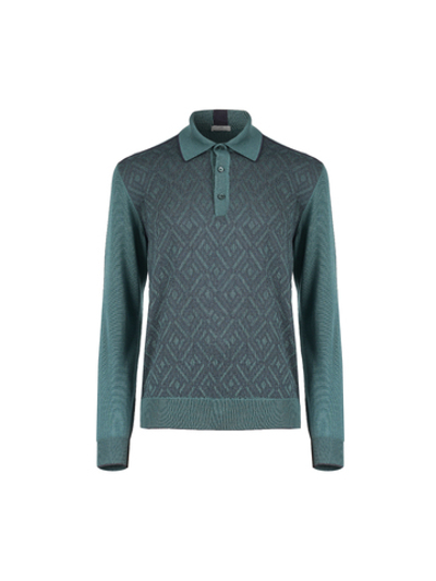 Поло с длинным рукавом на пуговицах Atelier Portofino