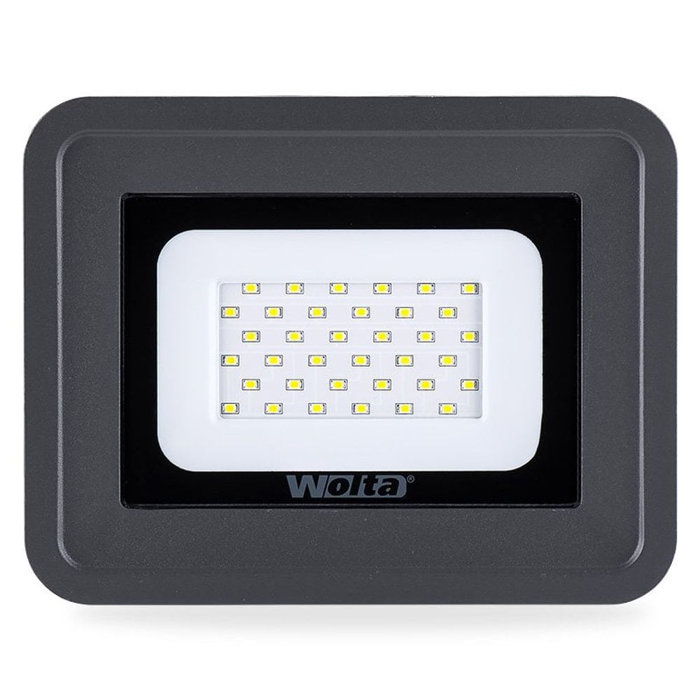 Светодиодный прожектор Wolta WFL-30W/06 5500K 30 Вт SMD IP65 2550 Лм