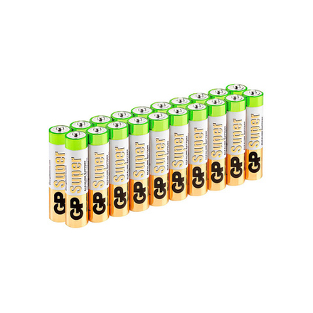 Батарейка GP Super Alkaline 15A-B20, типоразмер АА, 20 шт