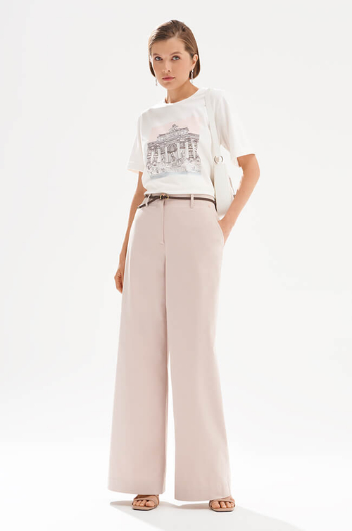31236 Брюки женские (пудровый)