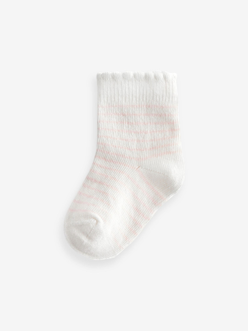 Носки для малышей Next K84-561, 5 шт., Молочный, Розовый