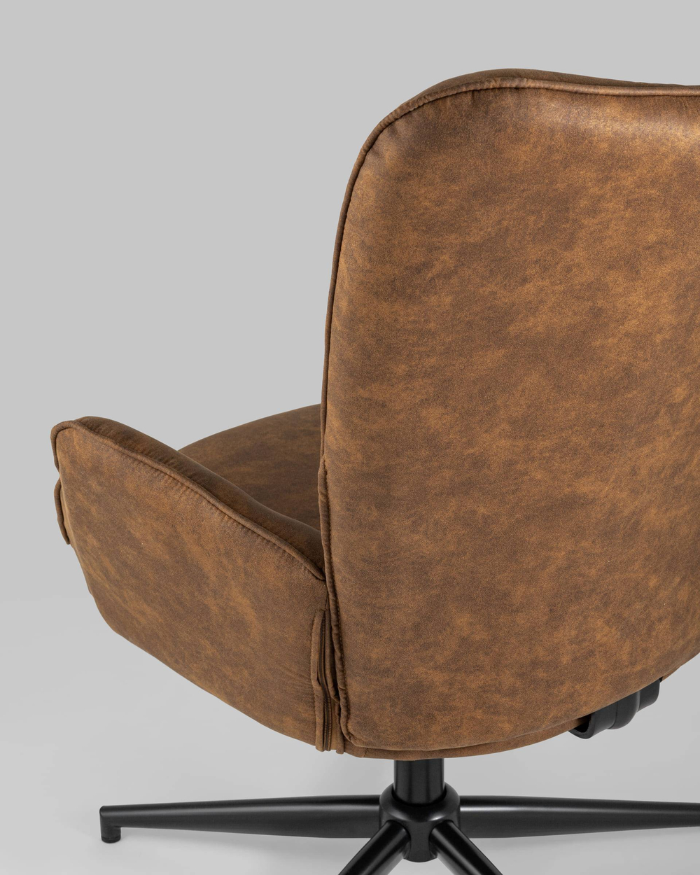 Кресло Ирис вращающееся коричневое