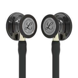 Стетоскоп Littmann Cardiology IV, черный, дымчатая акустическая головка, ствол цвета шампанское (6204)