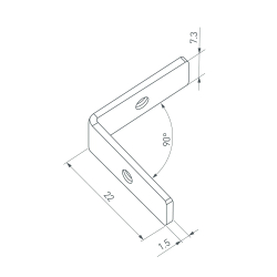 Соединитель профиля FANTOM-W49-90L Set (Arlight, Металл) 047247