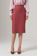 4850 Юбка женская (брусничный)