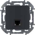 Розетка компьютерная RJ45 категория 6 UTP антрацит Inspiria Legrand