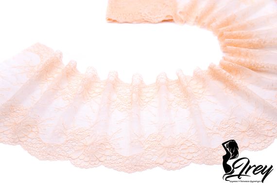 03-228 Кружево эластичное 17 см, телесный