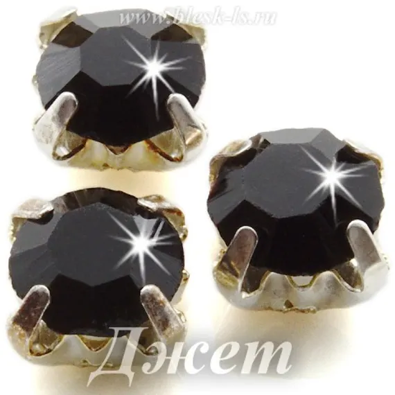 ЛС Октагон пришивной в цапах (стекло), Джет (окт.)