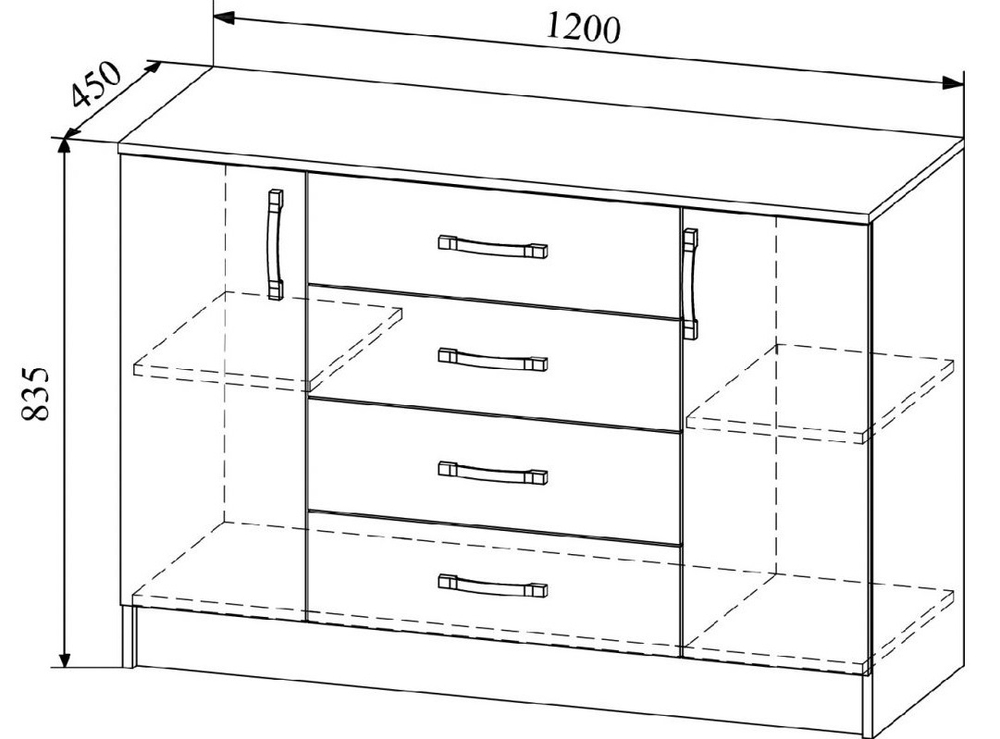 Софи (ДСВ) Комод 1200мм