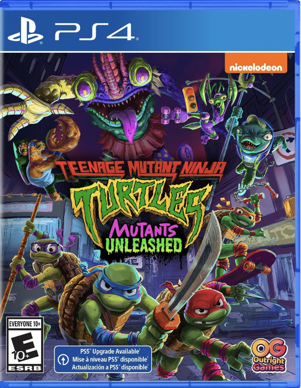 Teenage Mutant Ninja Turtles: Mutants Unleashed (диск для PS4, полностью на английском языке)