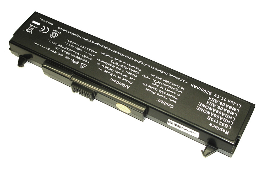 Аккумуляторная батарея для ноутбука LG E300, GS50, LE50, LM 11.1V 5200mAh LB52113B OEM черная