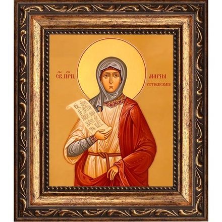 Мария Устюжская праведная. Икона на холсте.